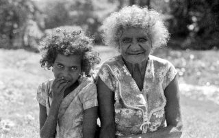 Kowanyama People Old Women and Child 1974 by the river